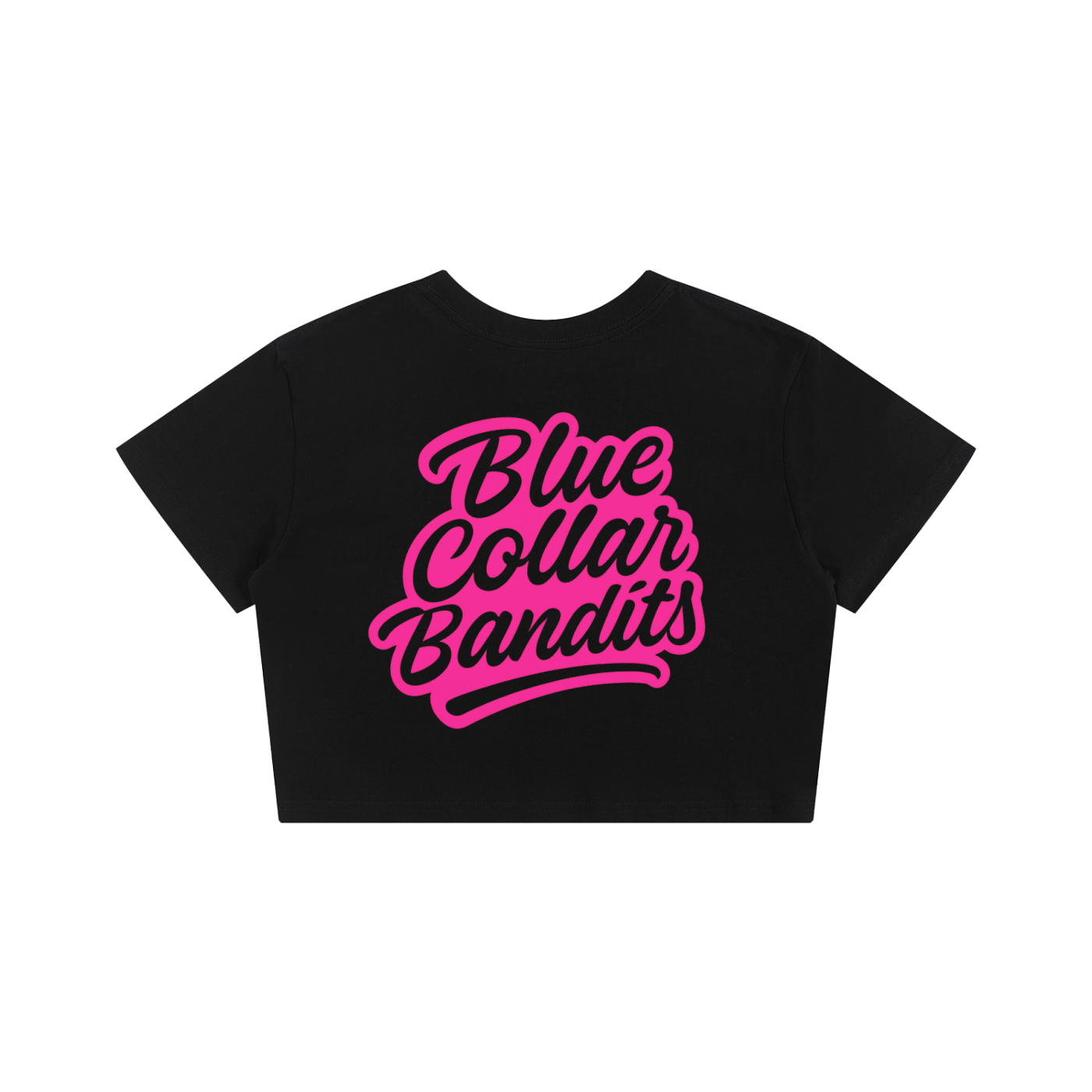 Pink Splash Crop Tee