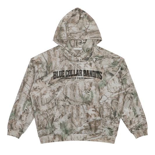 Oversized Fleece Camo Hoodie