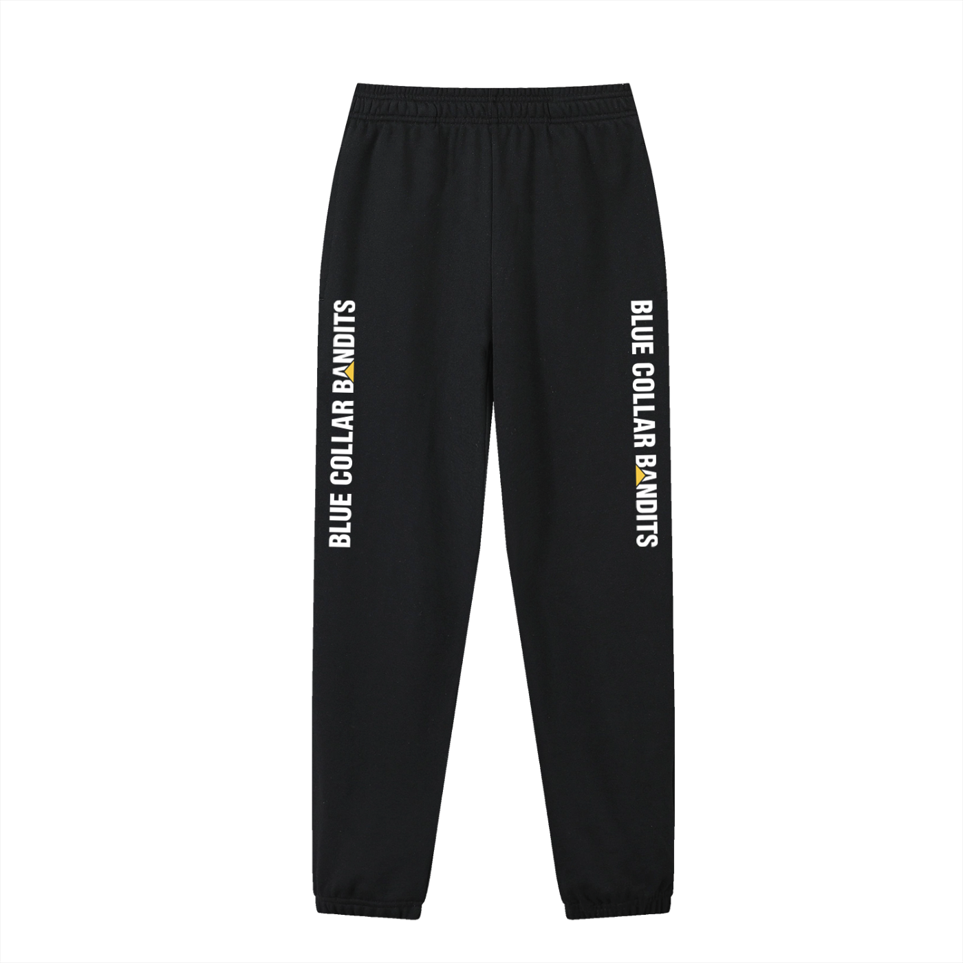 Black Track Pants - BCB/CAT Print