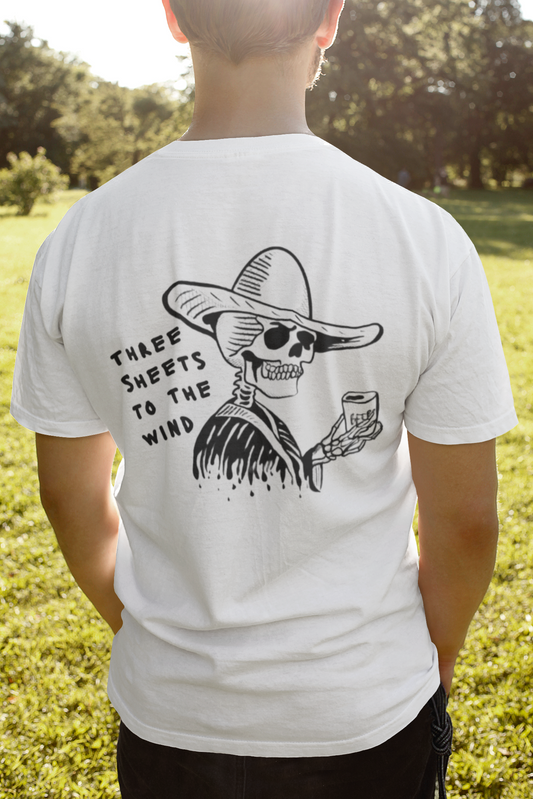 Three Sheets Tee White