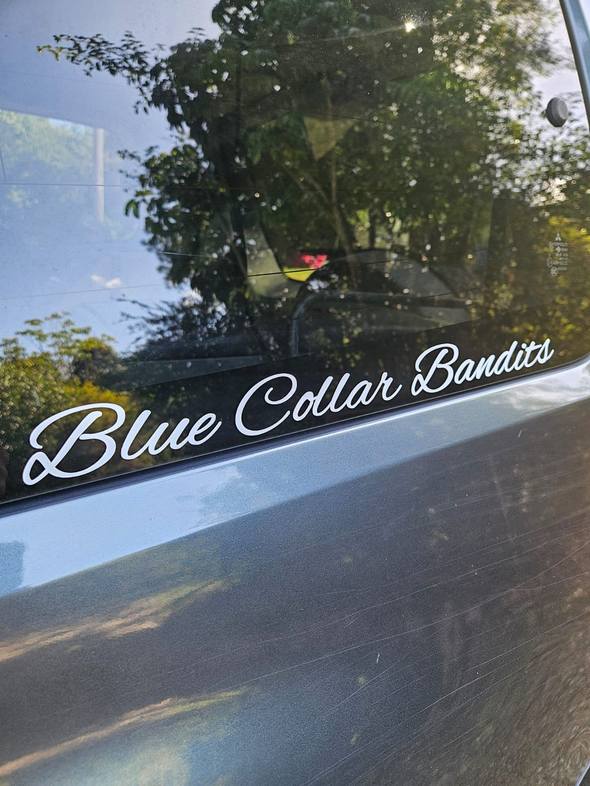 Small style script font banners