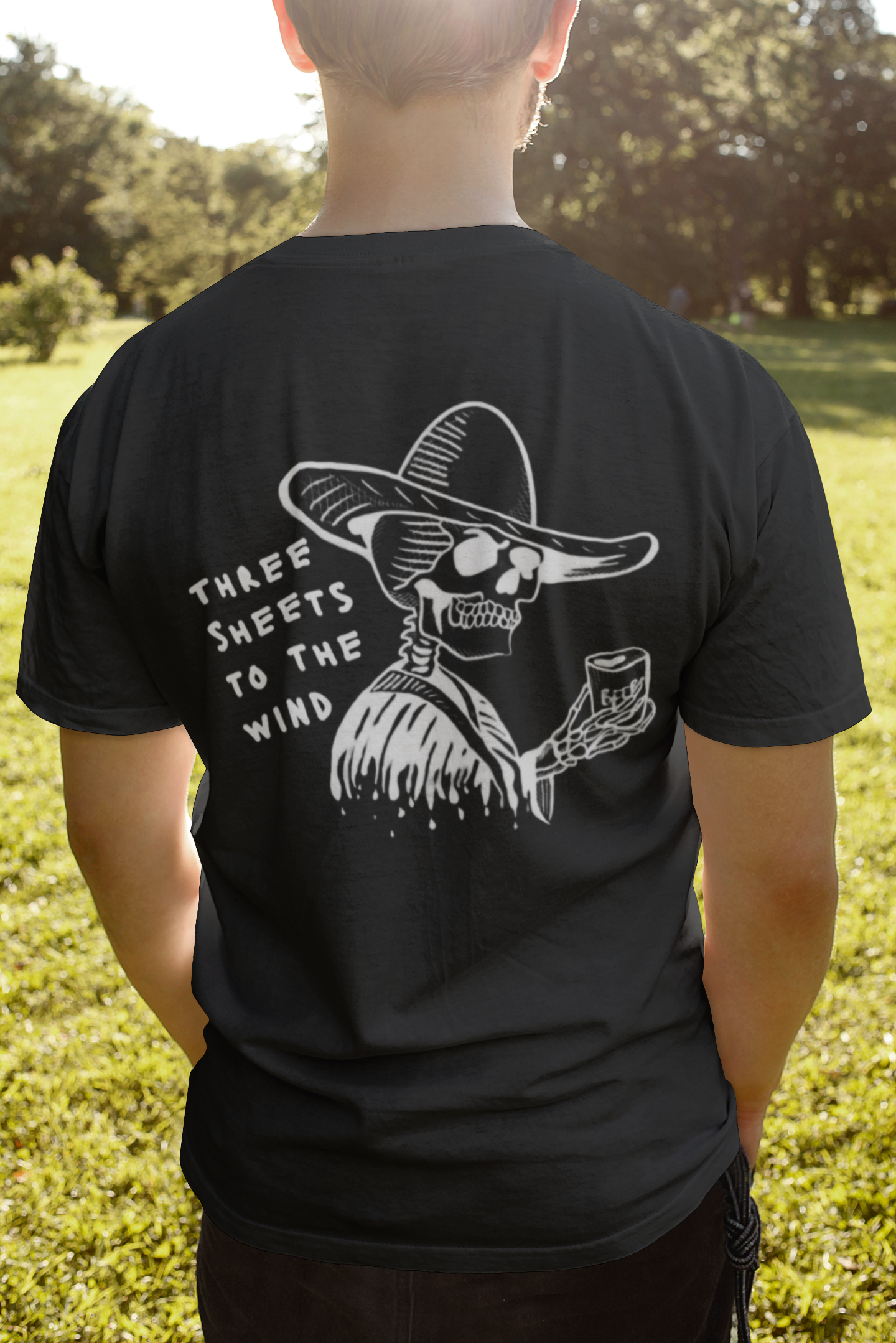 Three Sheets Tee Black