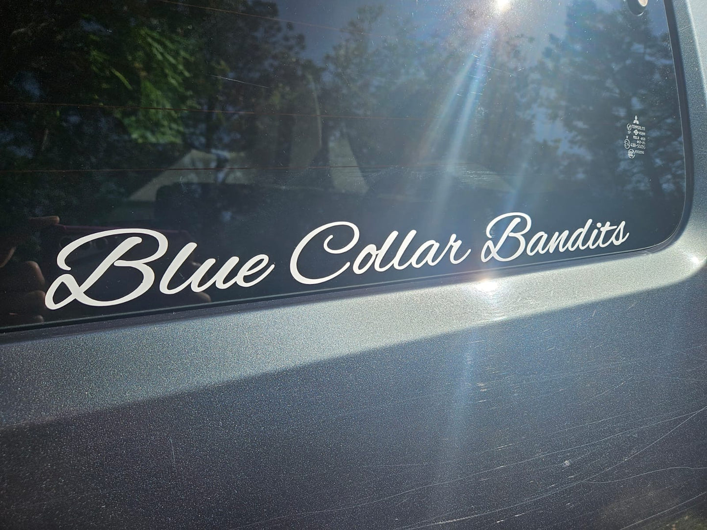 Small style script font banners