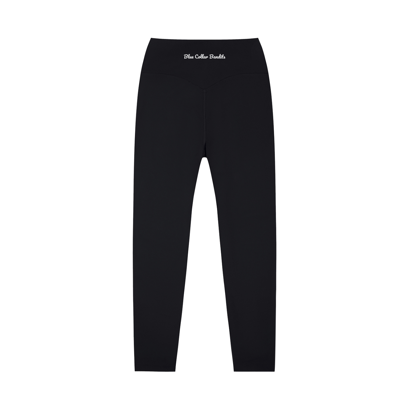 Black Gym Tights - Script Print Back