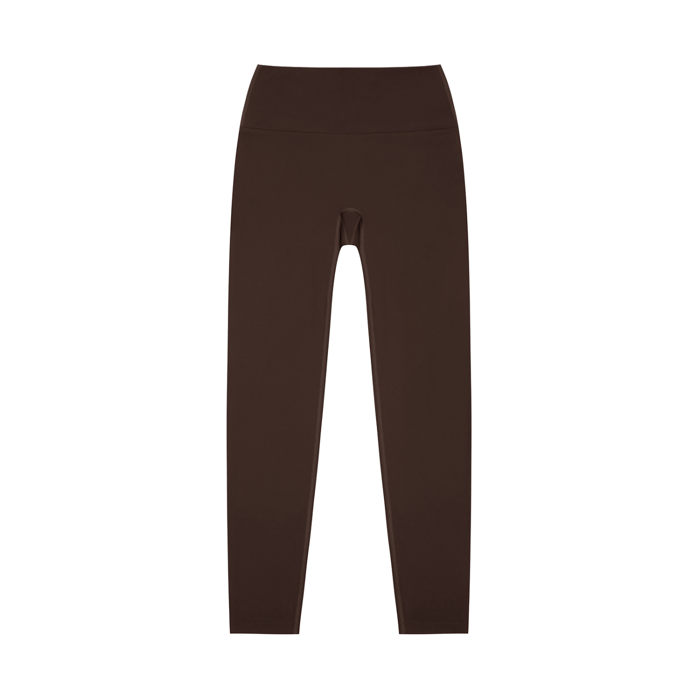 Brown Gym Tights - Script Print Back